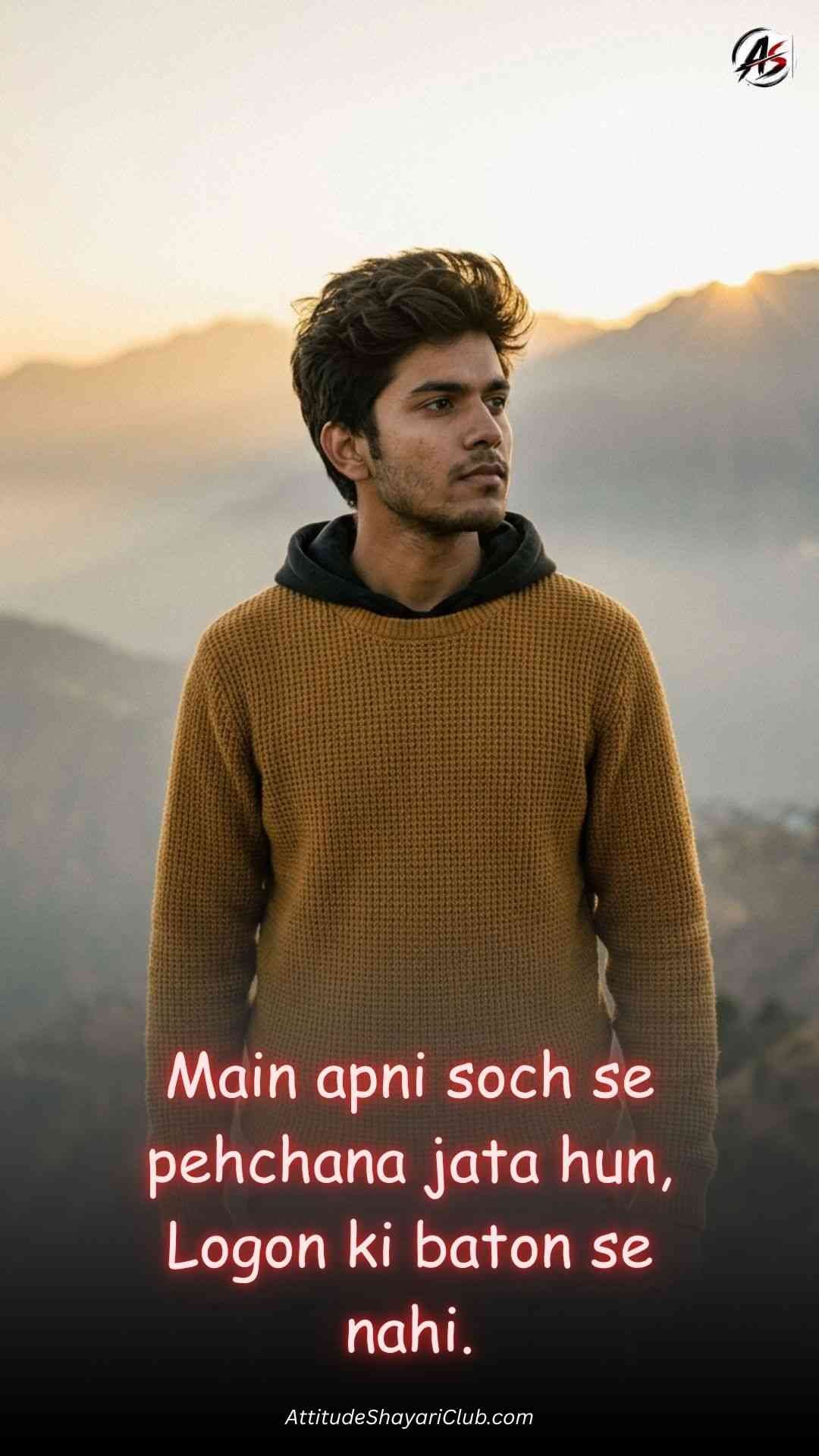 2 Line Attitude Shayari In English​