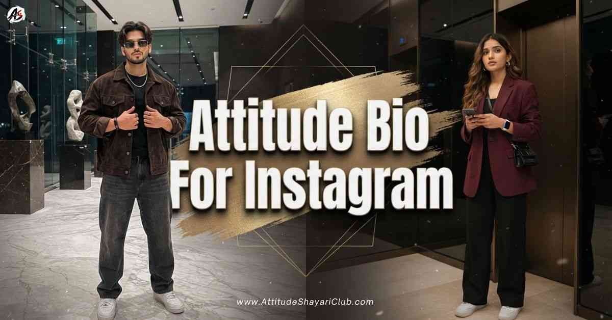 Attitude Bio For Instagram​