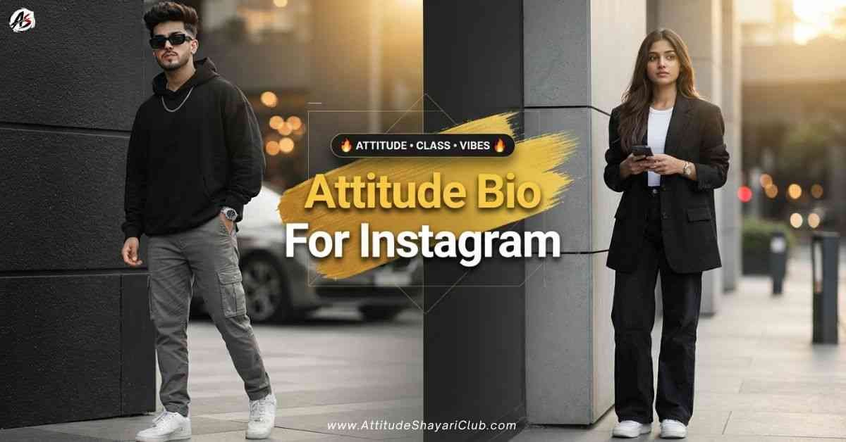 Attitude Bio For Instagram​