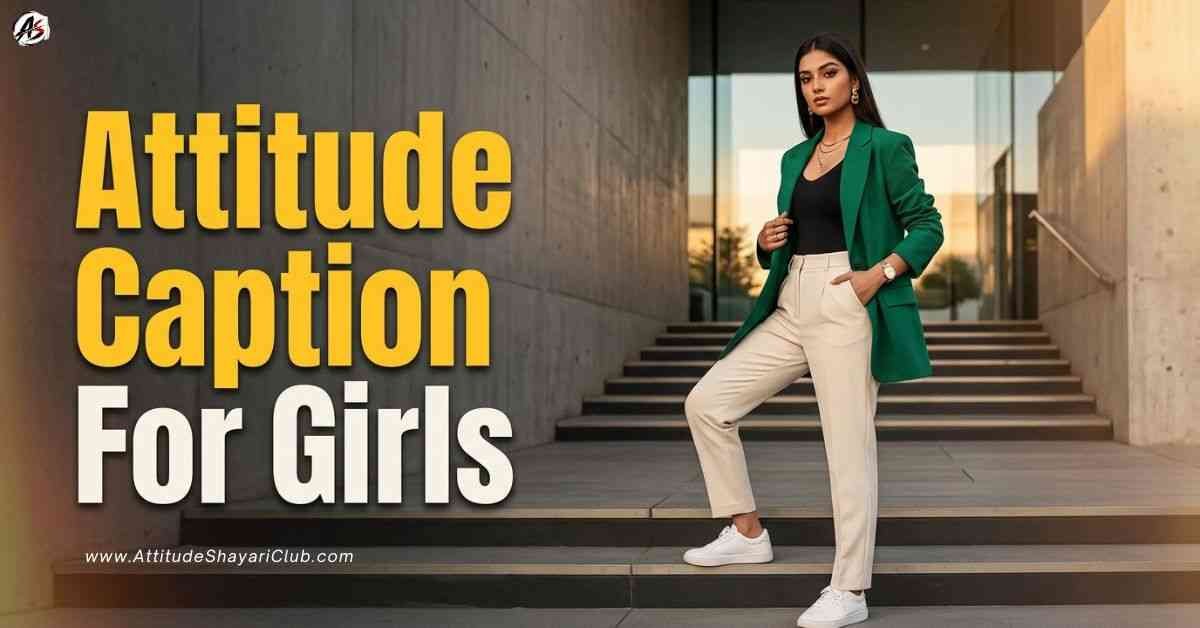 Attitude Caption For Girls​