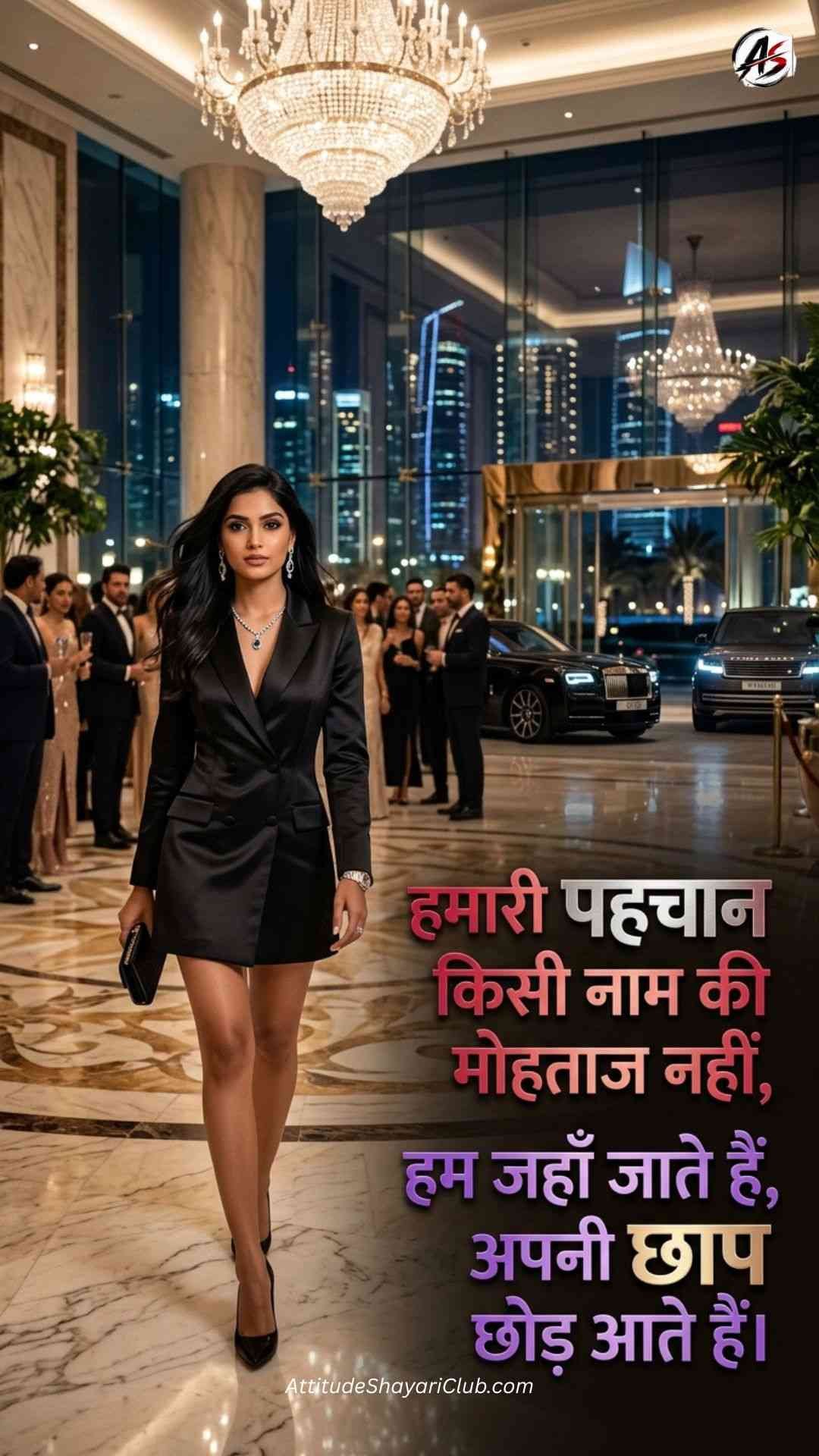 Attitude Girl Shayari​