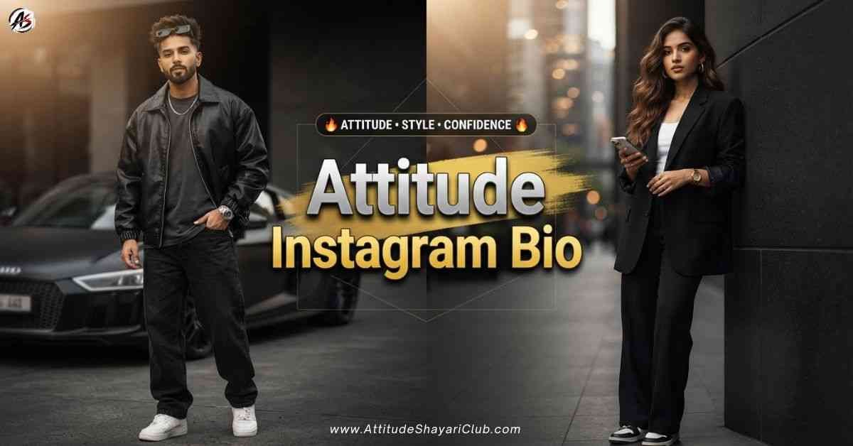 Attitude Instagram Bio