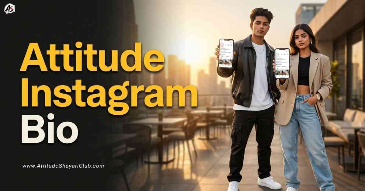 Attitude Instagram Bio​