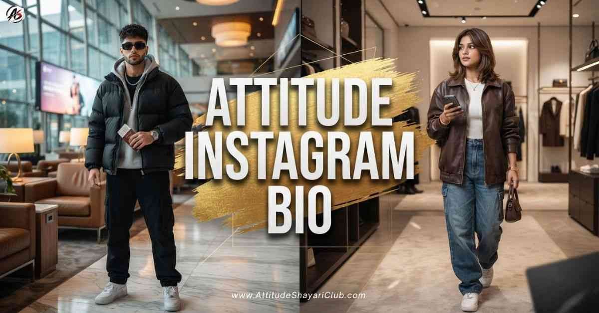 Attitude Instagram Bio​