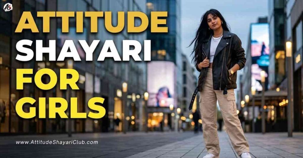 Attitude Shayari For Girls​ Best लड़कियों के लिए एटीट्यूड शायरी