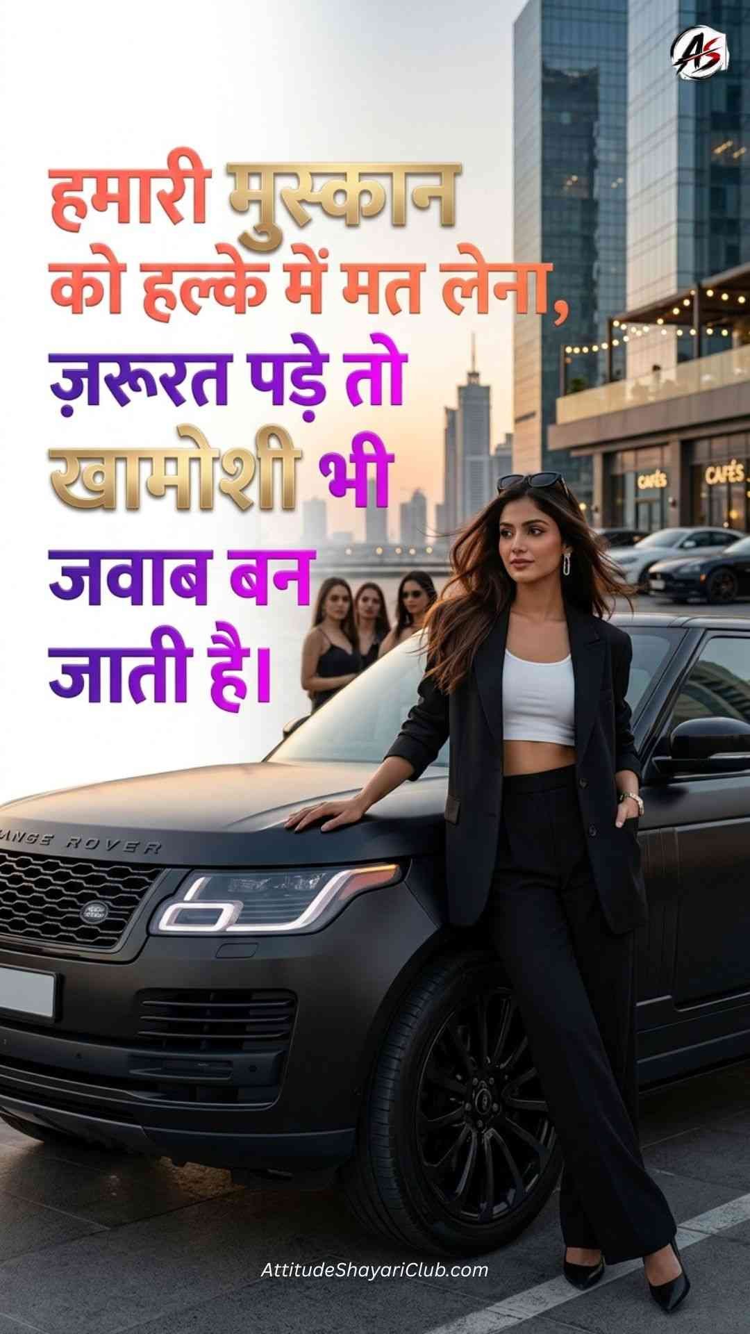 Attitude Shayari For Girls​
