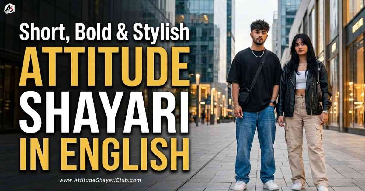 Attitude Shayari In English 885+ Short, Bold & Stylish Attitude Shayari