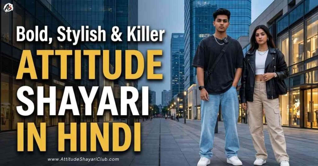 Attitude Shayari In Hindi 555+ Bold, Stylish & Killer एटीट्यूड शायरी