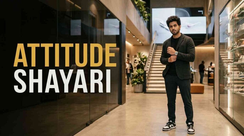 Attitude Shayari​ For Boys & Girls Royal & Killer एटीट्यूड शायरी