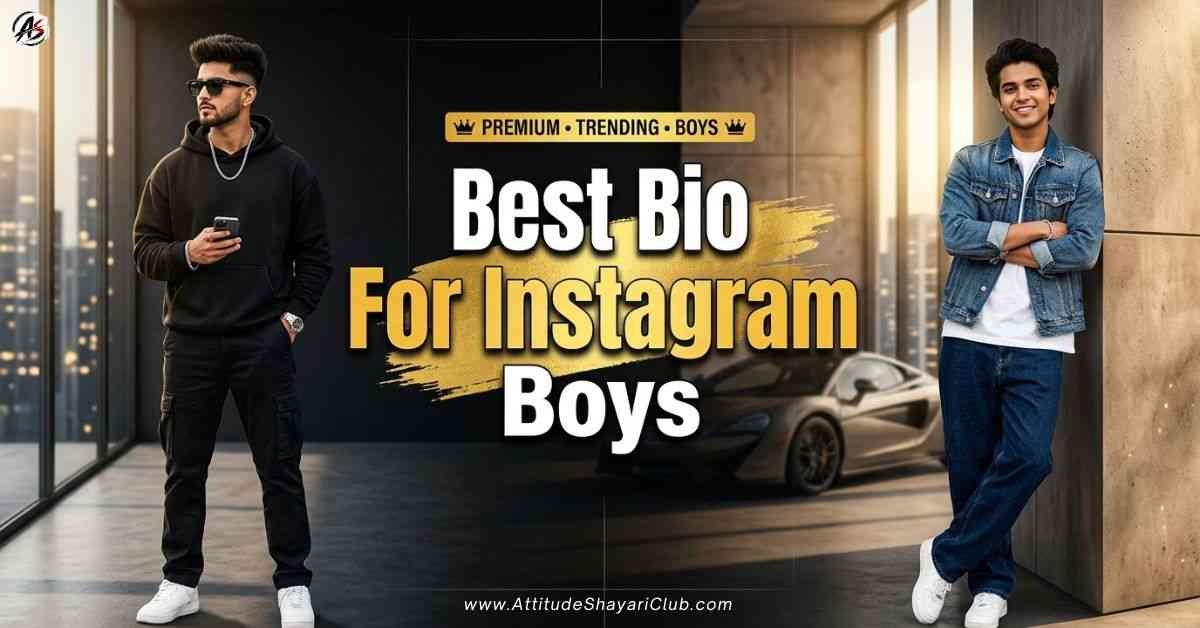 Best Bio For Instagram Boys​