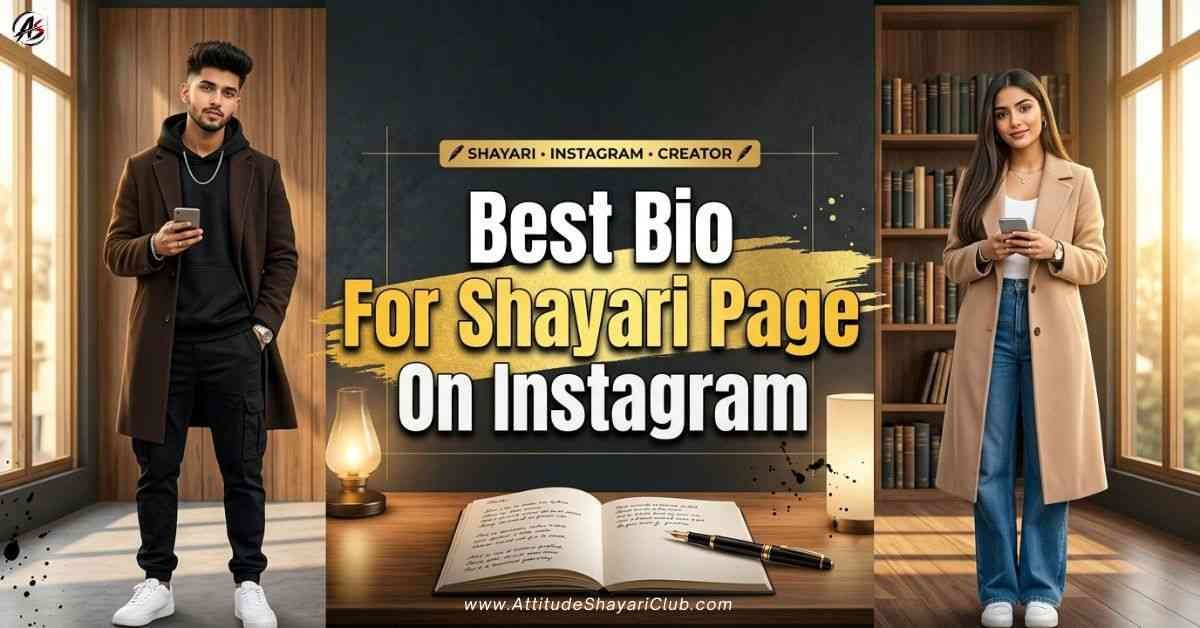 Best Bio For Shayari Page On Instagram​