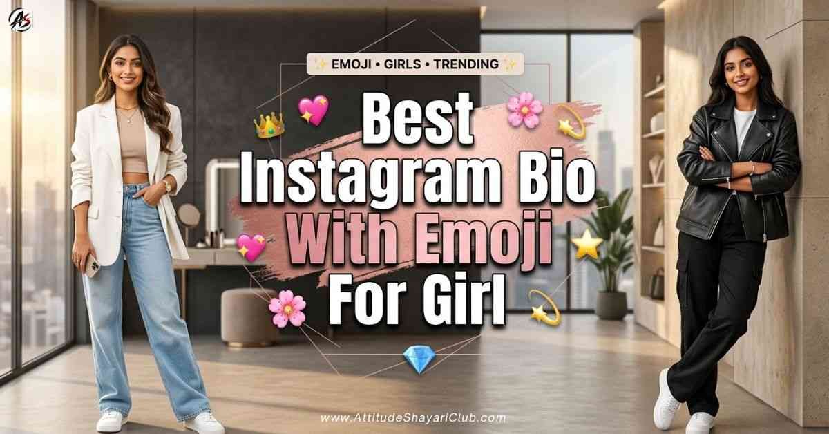 Best Instagram Bio With Emoji For Girl​