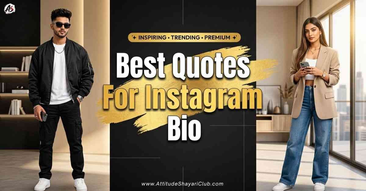 Best Quotes For Instagram Bio