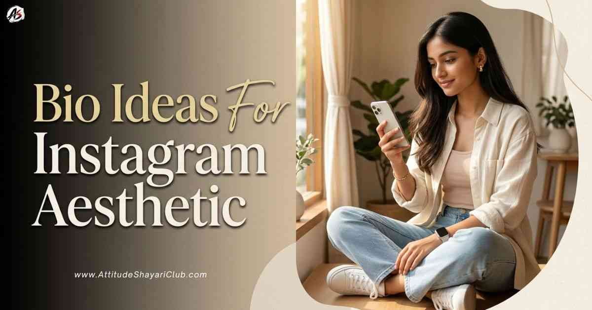 Bio Ideas For Instagram Aesthetic​