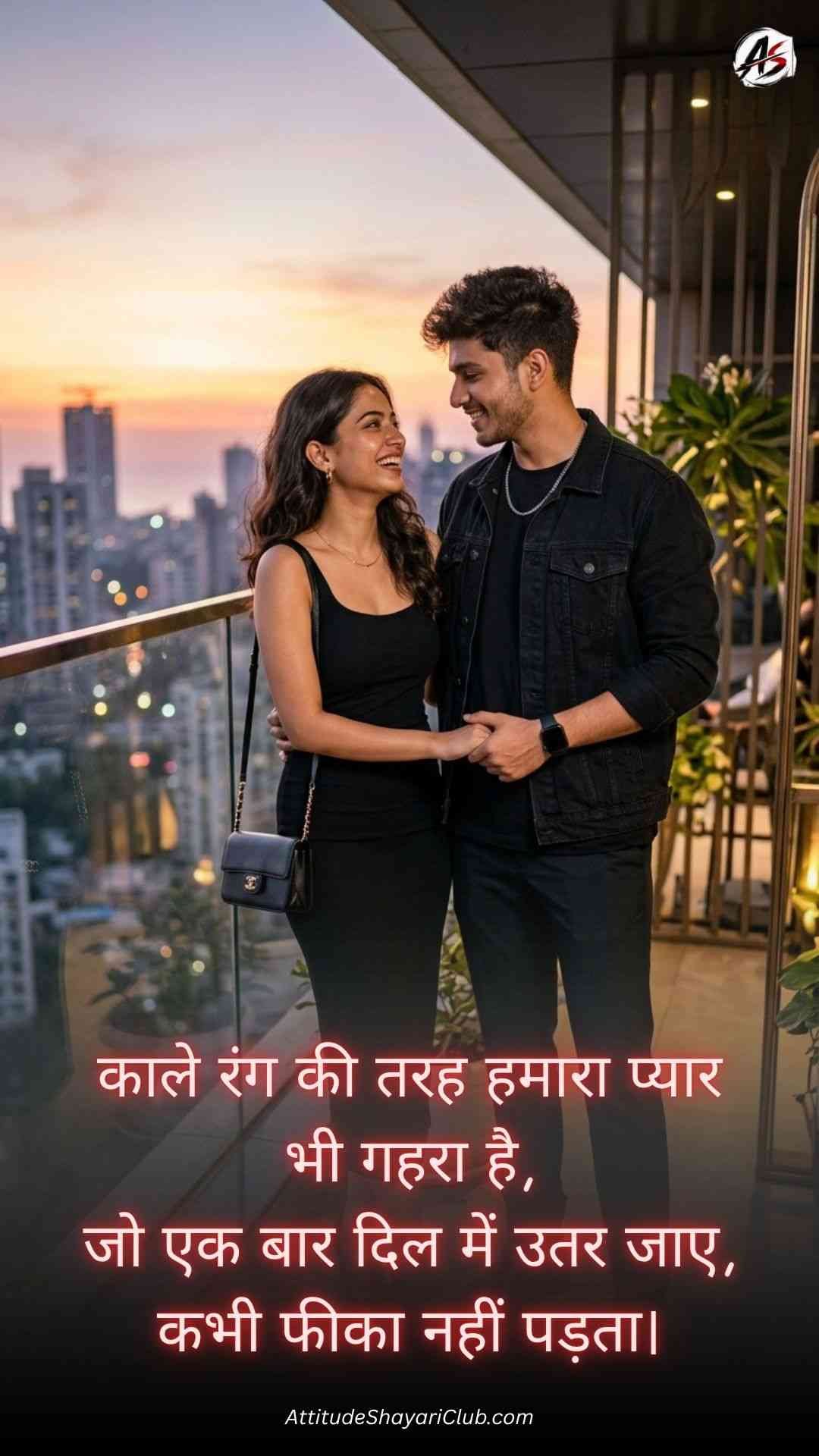 Black Love Quotes In Hindi​