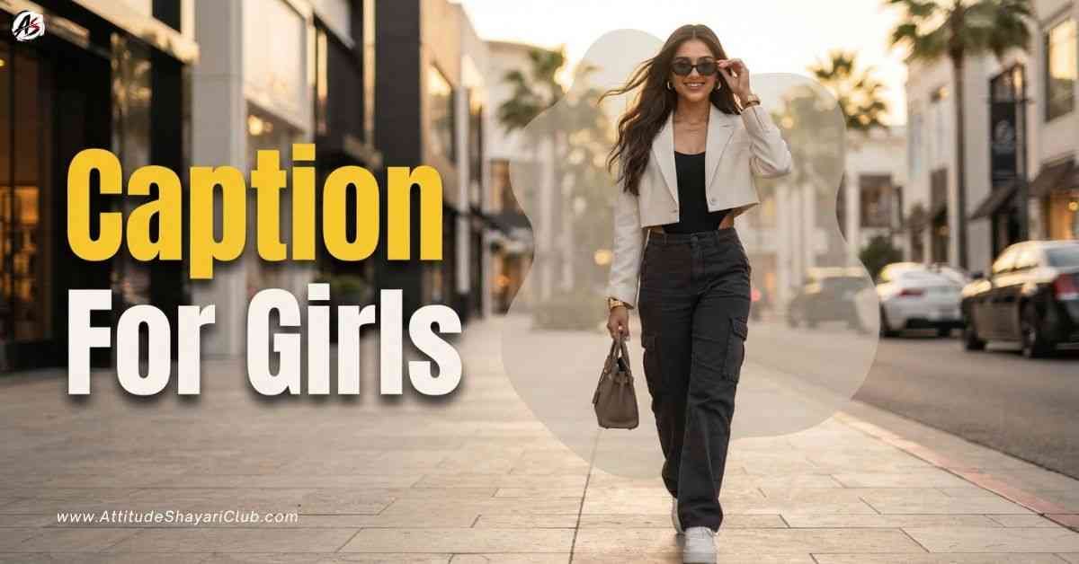 Caption For Girls 897+ Attitude, Cute & Queen Captions