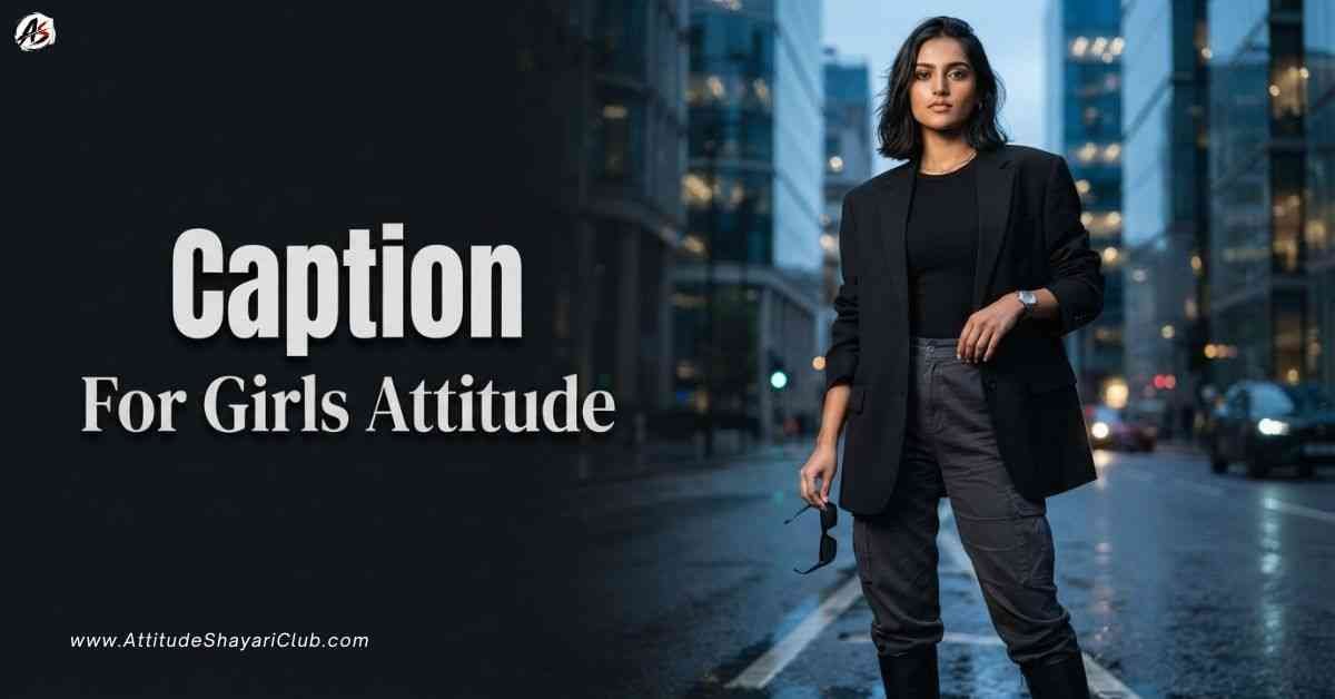Caption For Girls Attitude​
