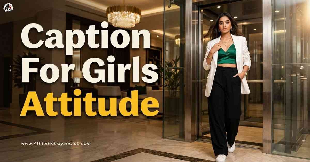 Caption For Girls Attitude​