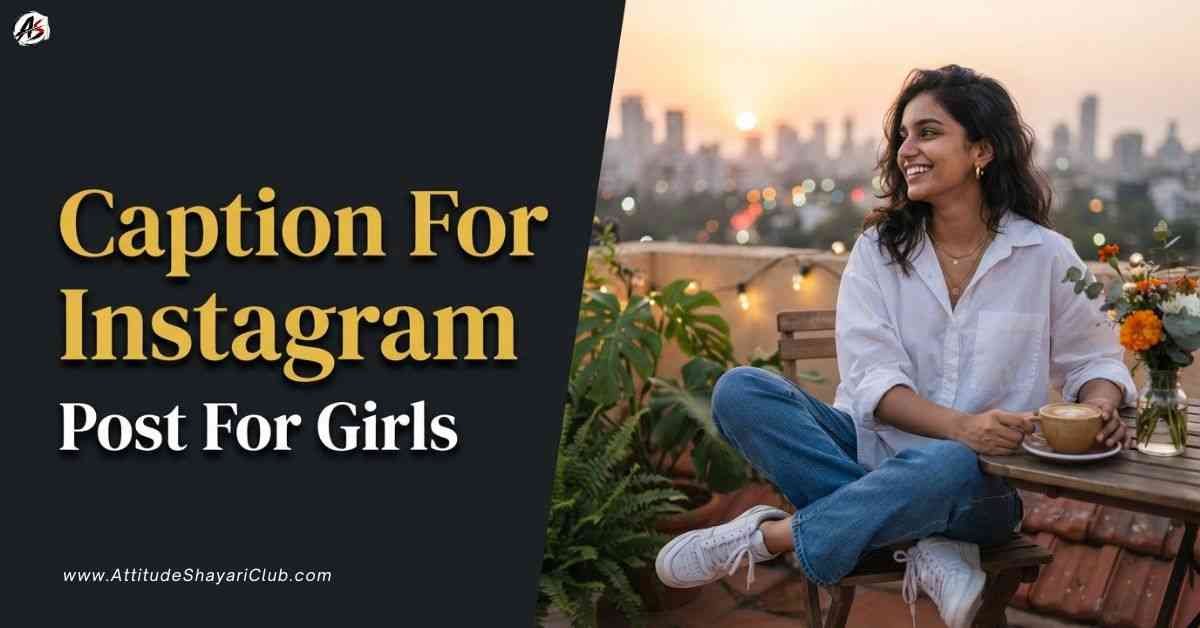 Caption For Instagram Post For Girls​
