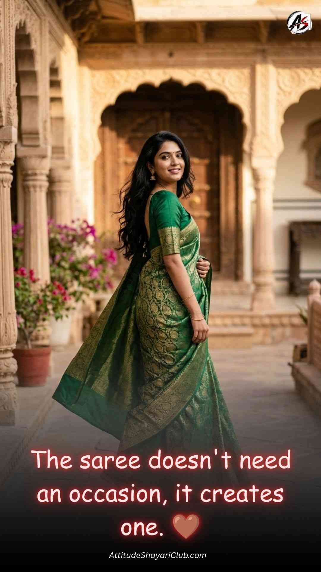 Caption For Saree For Instagram​_New
