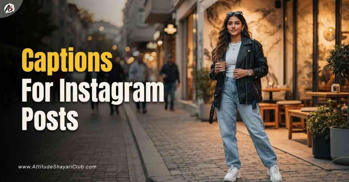 Captions For Instagram Posts Stylish, Cool & Unique Captions