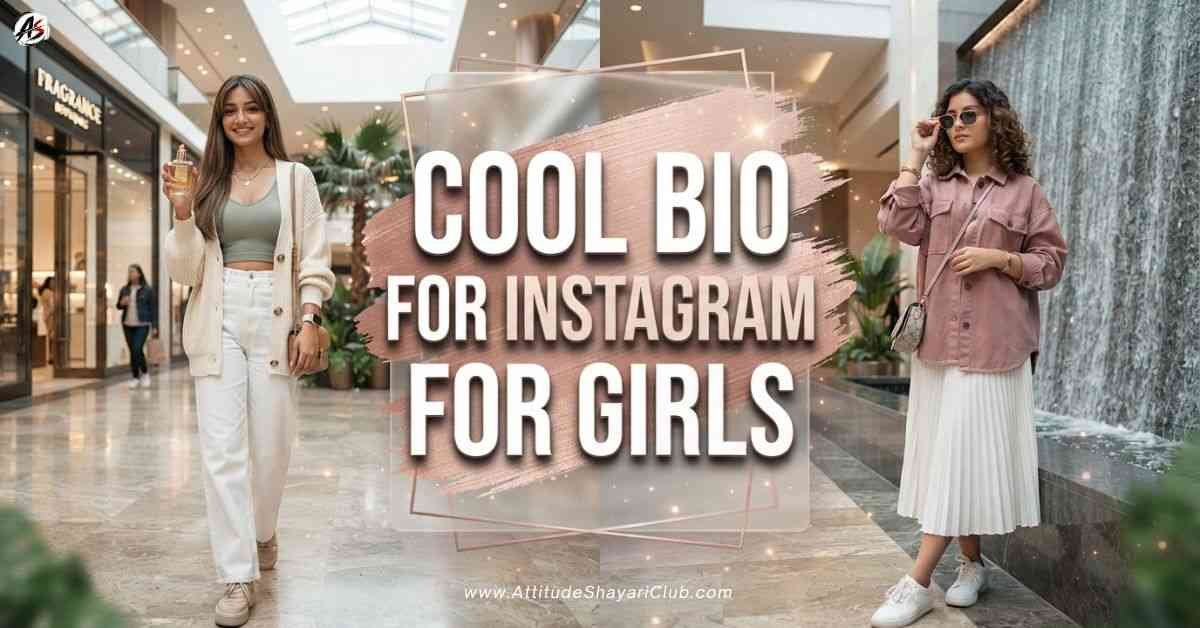 Cool Bio For Instagram For Girls​