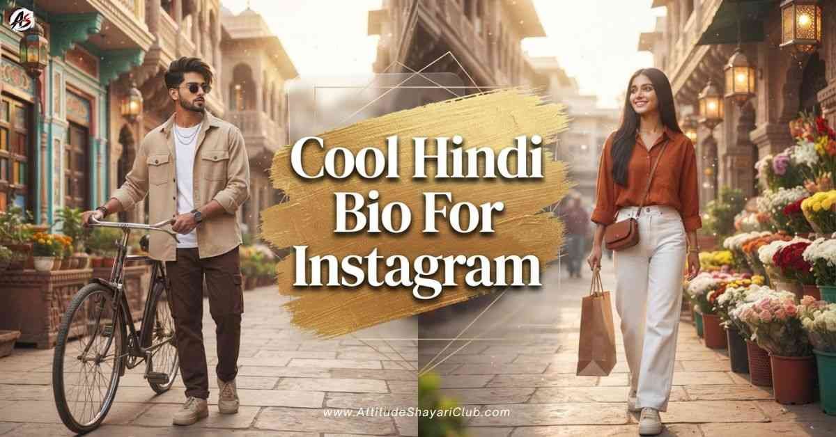 Cool Hindi Bio For Instagram​