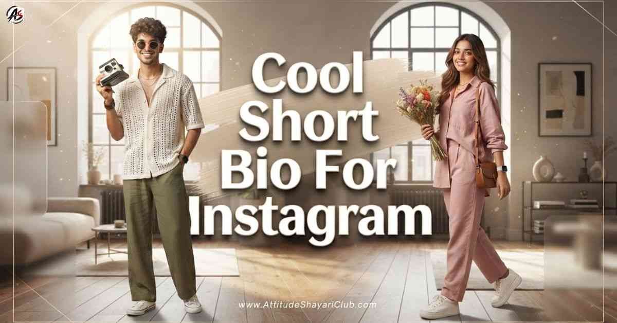 Cool Short Bio For Instagram​