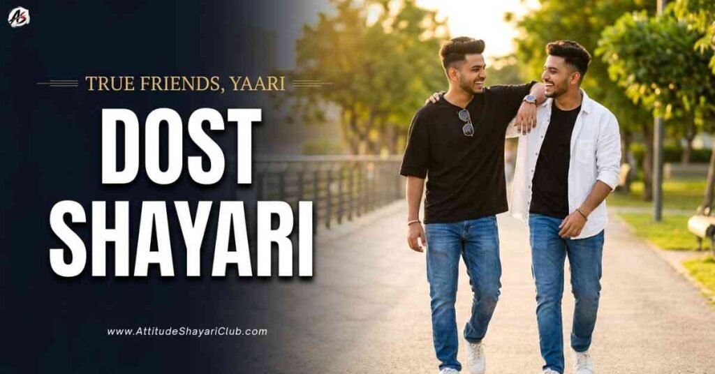 Dosti Shayari In Hindi | 555+ Emotional & Best Friend Shayari