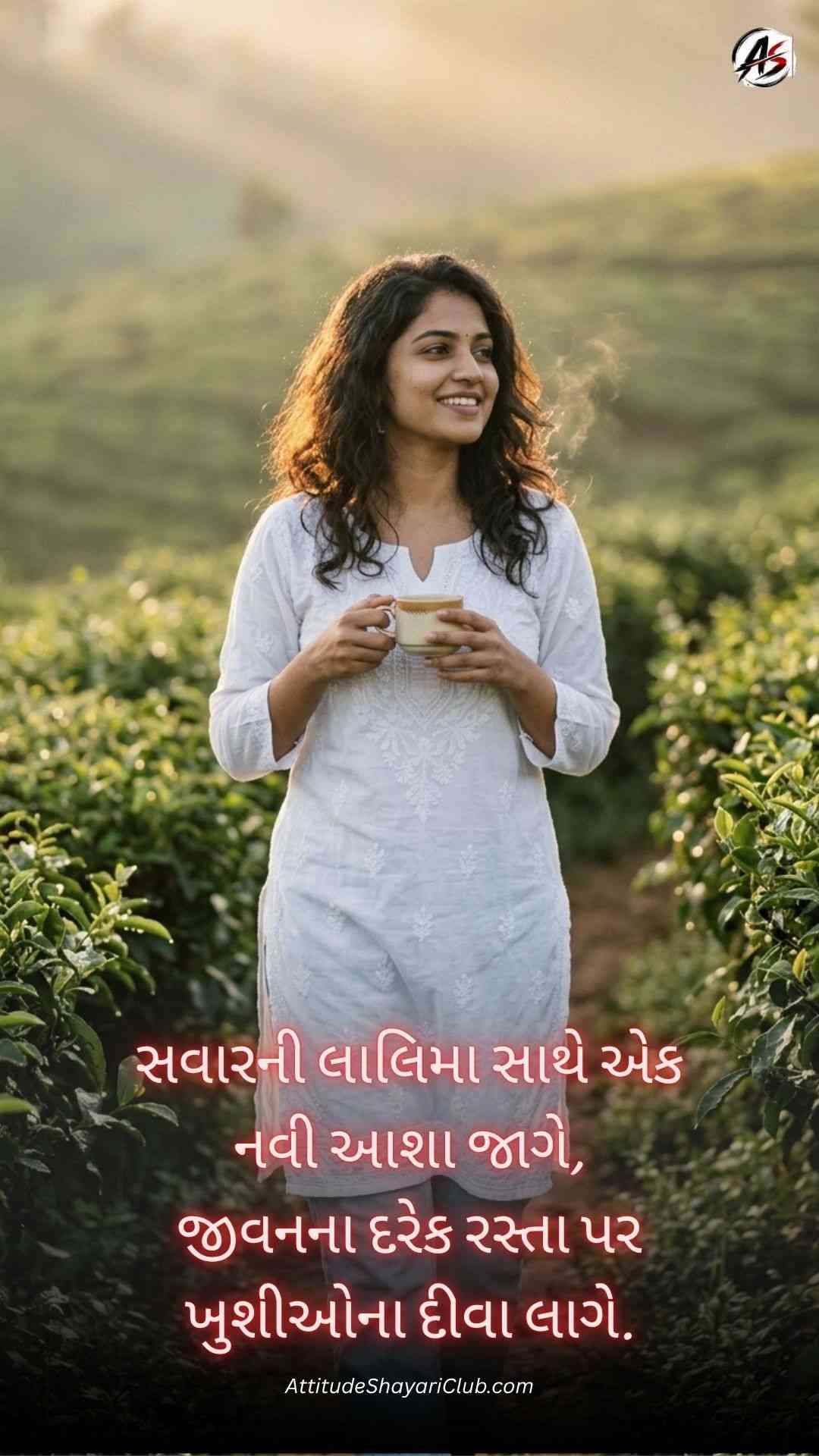 Good Morning Shayari Gujarati​