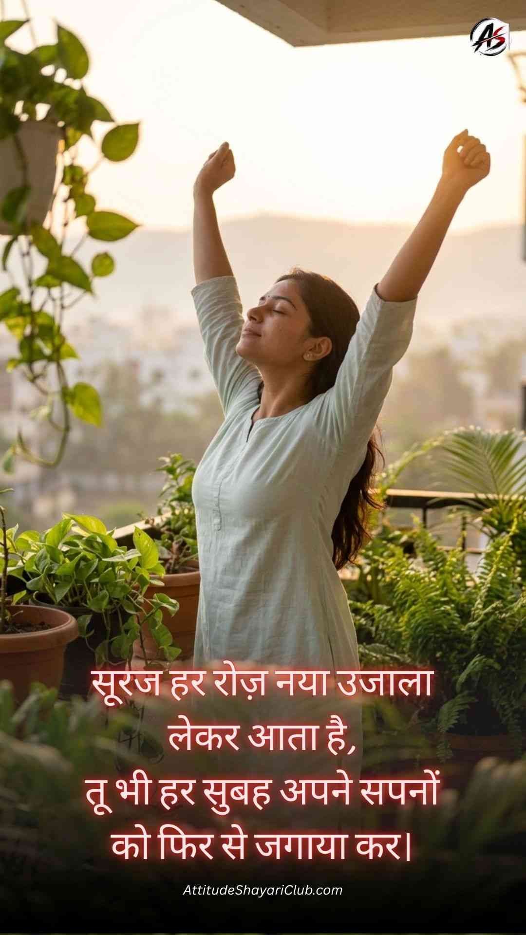 Good Morning Shayari In Hindi​
