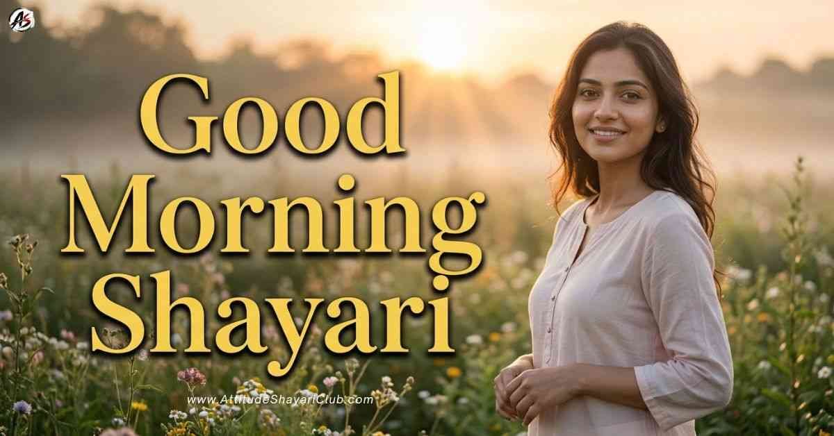 Good Morning Shayari​ In Hindi 500+ शुभ प्रभात शायरी हिंदी में