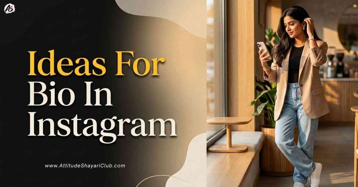 Ideas For Bio In Instagram​