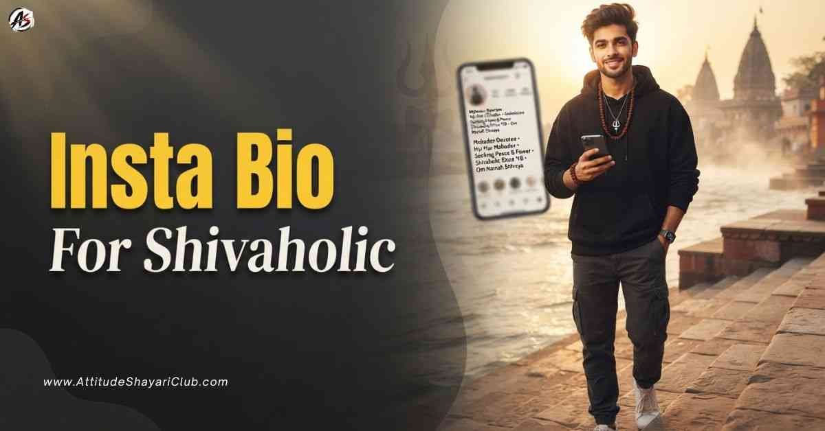 Insta Bio For Shivaholic​