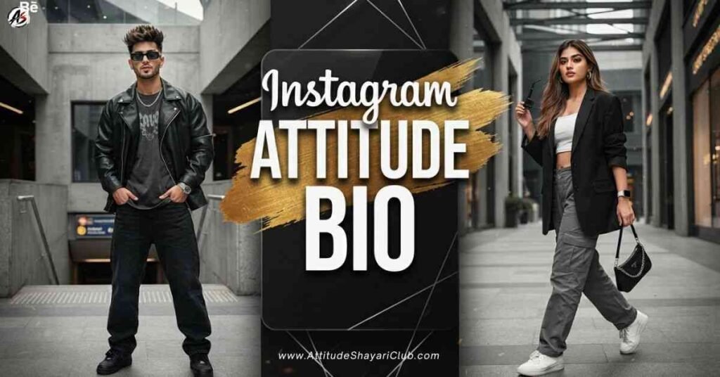 Instagram Attitude Bio 567+ Cool, Swag & Emoji Bio Collection