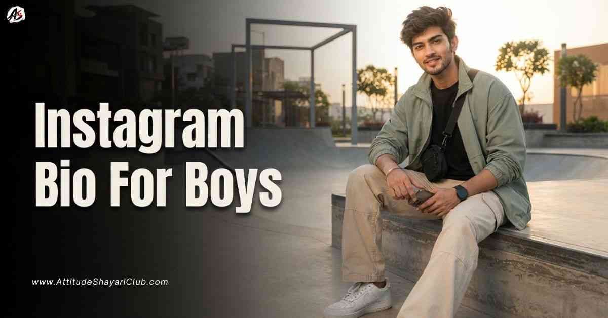 Instagram Bio For Boys