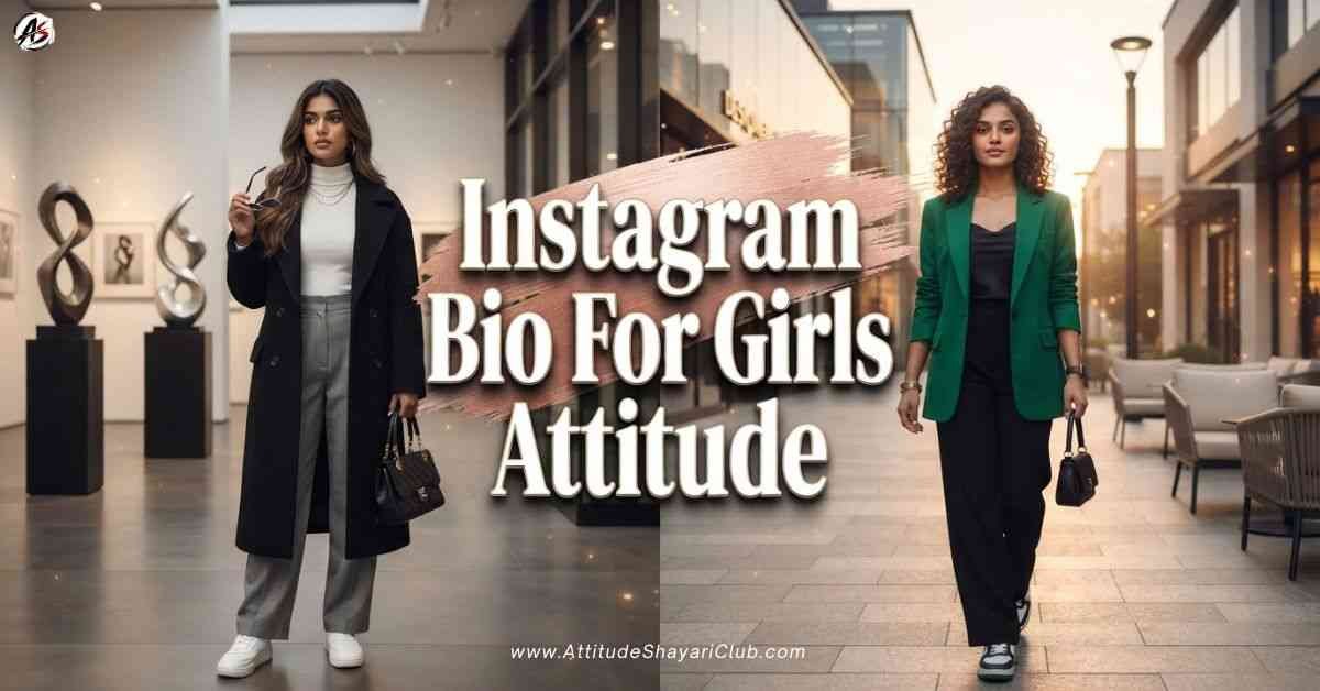 Instagram Bio For Girls Attitude​