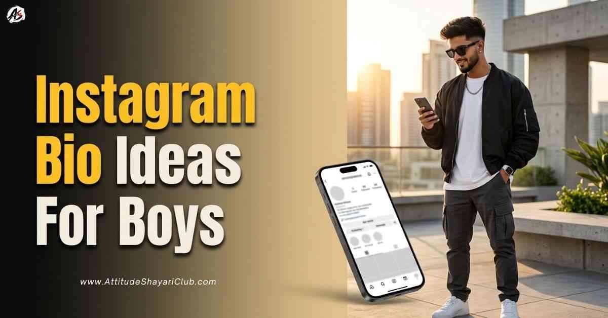 Instagram Bio Ideas For Boys​