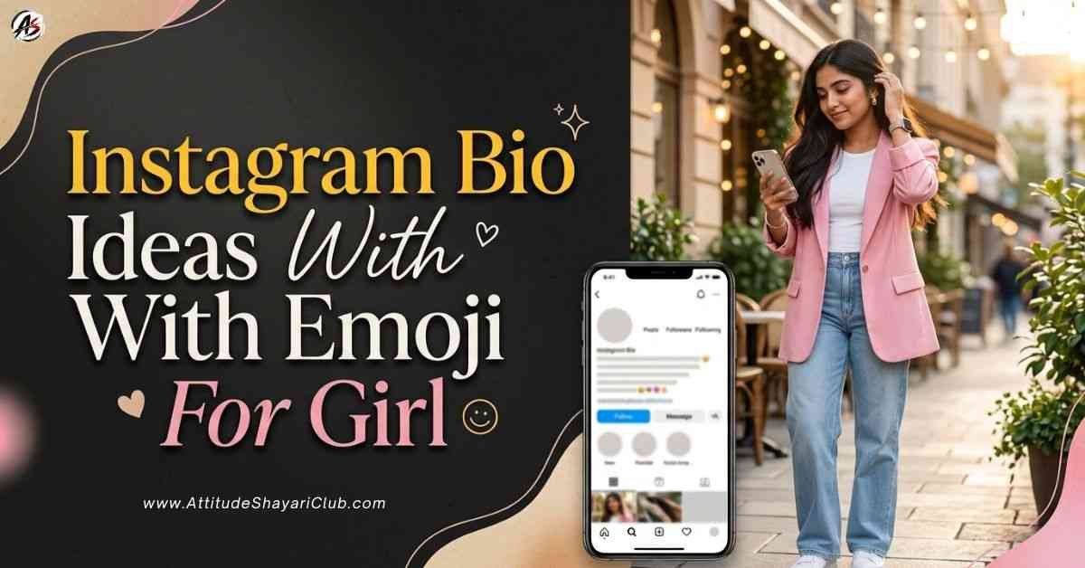 Instagram Bio Ideas With Emoji For Girl