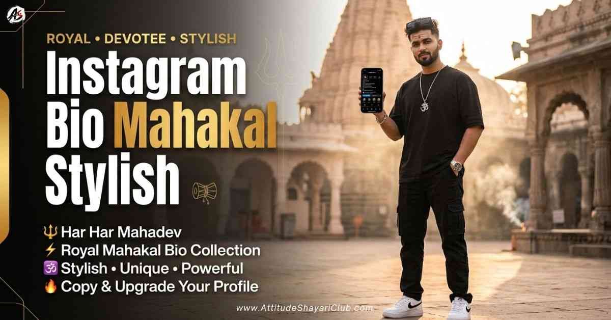 Instagram Bio Mahakal Stylish