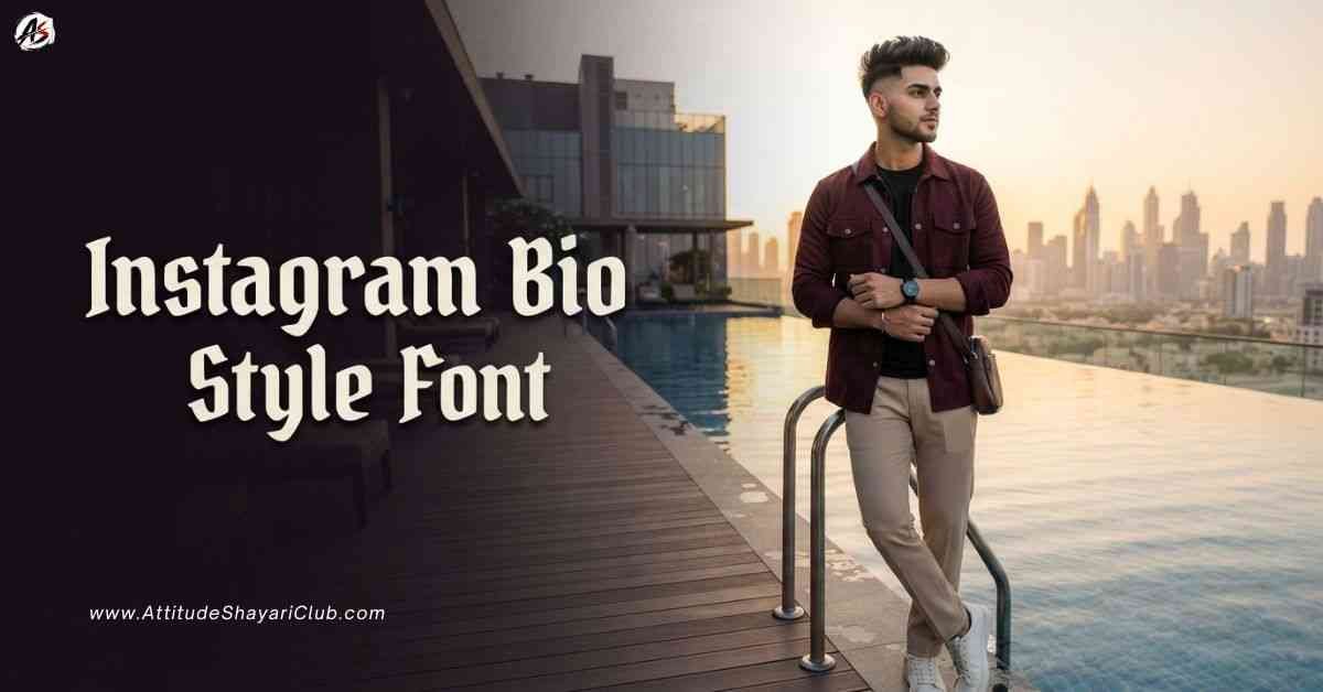 Instagram Bio Style Font​