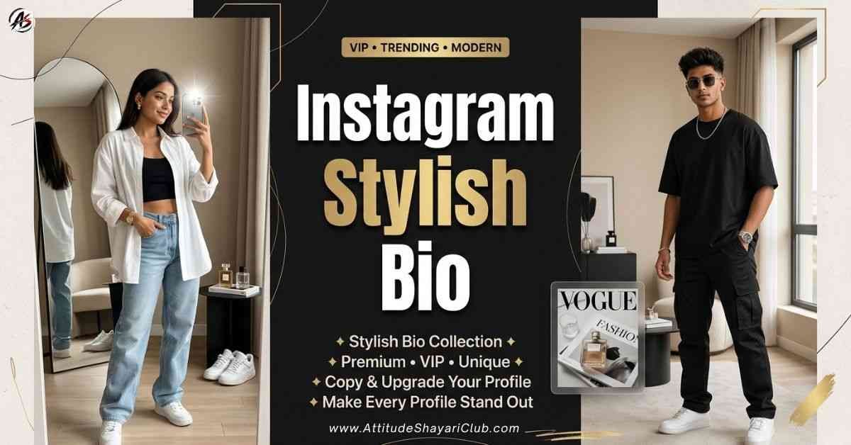Instagram Stylish Bio Best, Unique, Cool & Trendy Bios