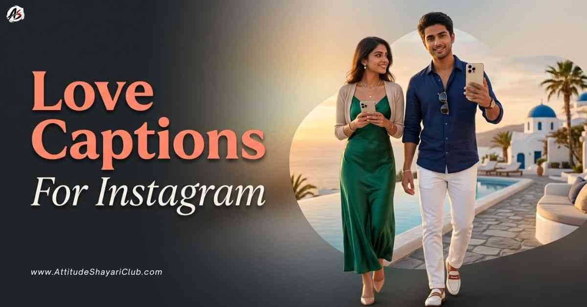 Love Captions For Instagram Cute, Romantic & Short Captions