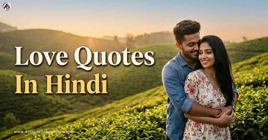 Love Quotes In Hindi​ Best 456+ प्यारभरे लव कोट्स हिंदी में