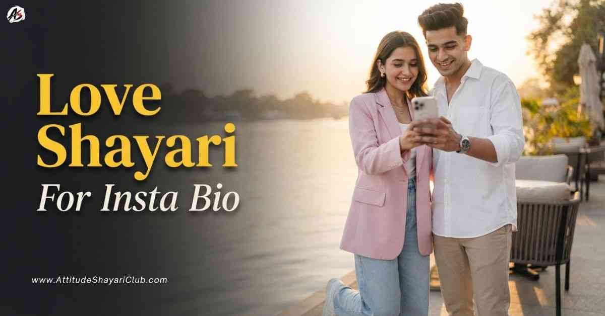 Love Shayari For Insta Bio​