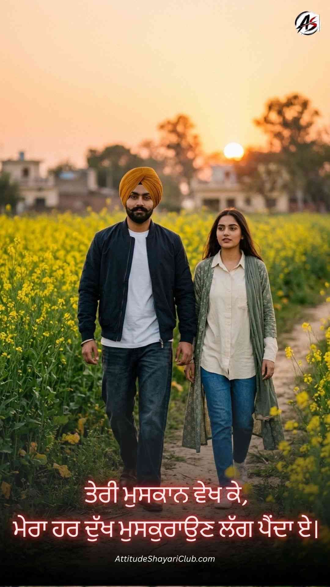 Love Shayari In Punjabi Two Lines​