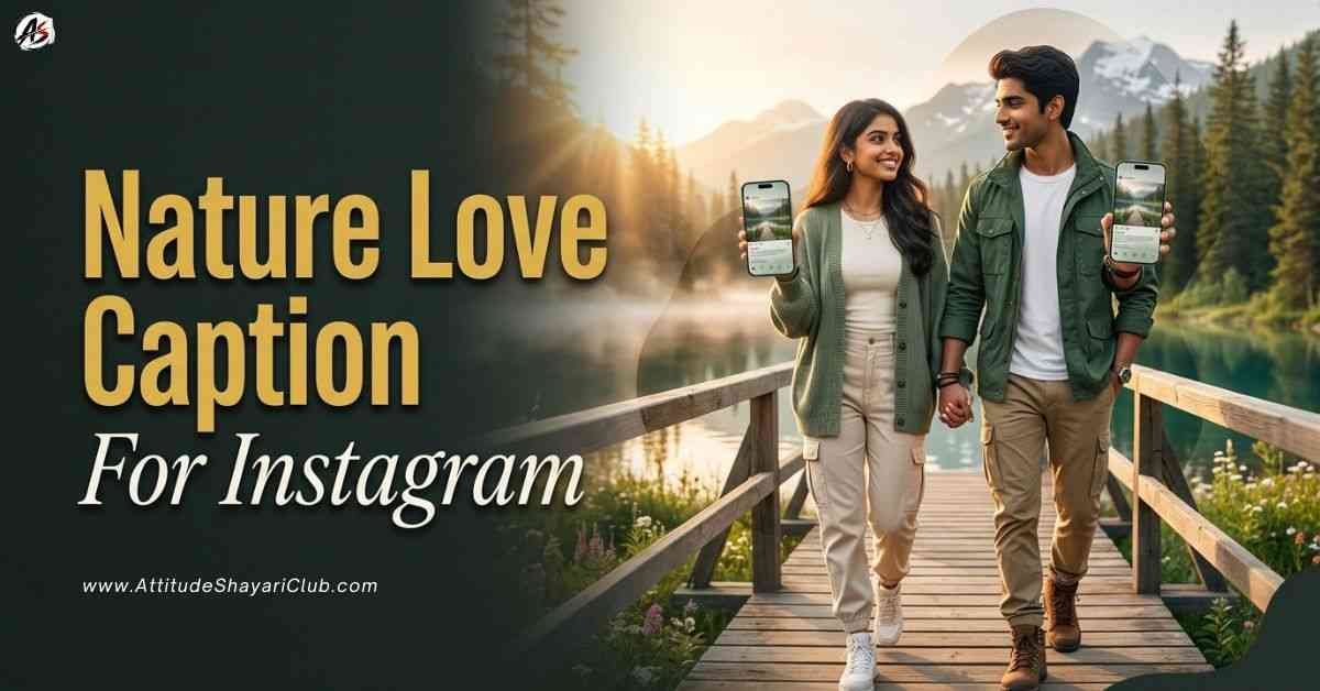 Nature Love Caption For Instagram​