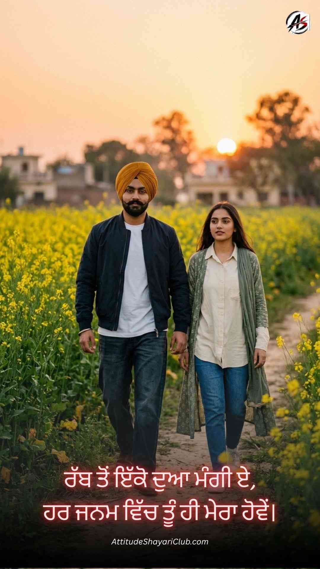 Punjabi Love Shayari 2 Lines​_New