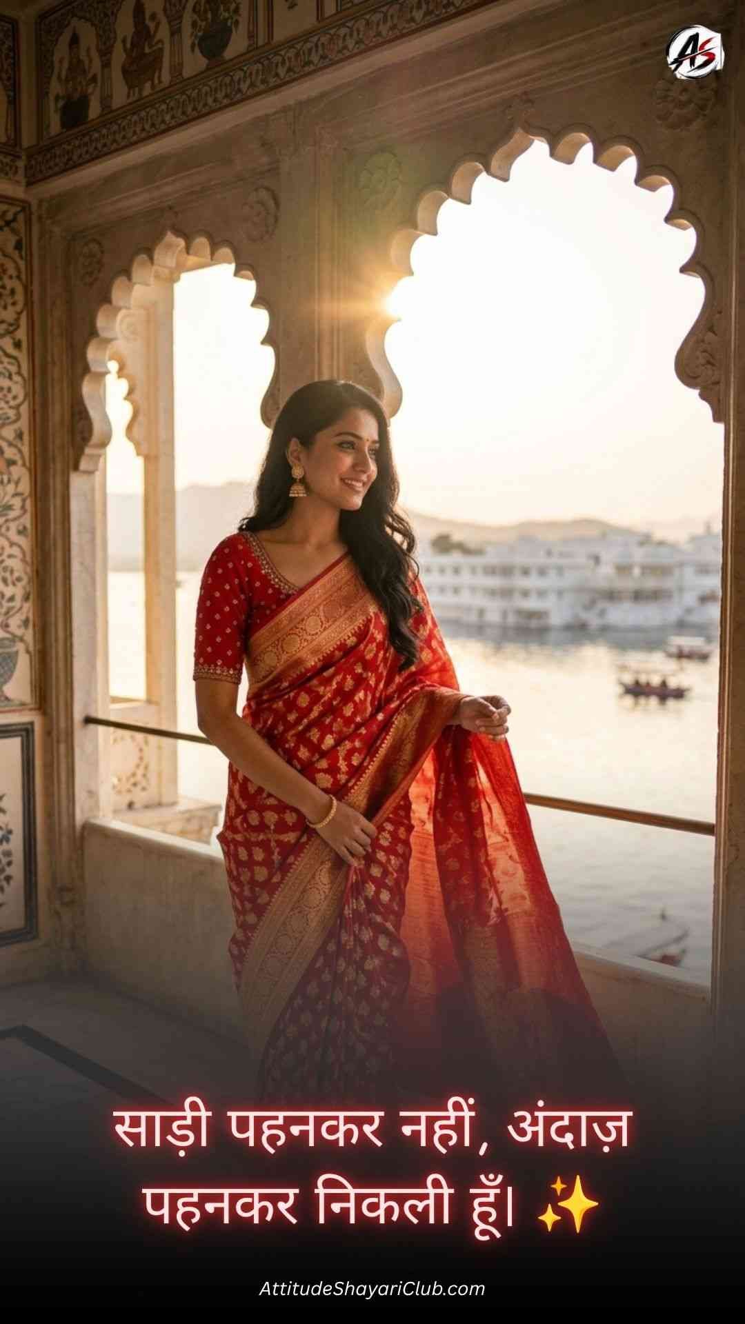 Saree Caption In Hindi For Instagram​