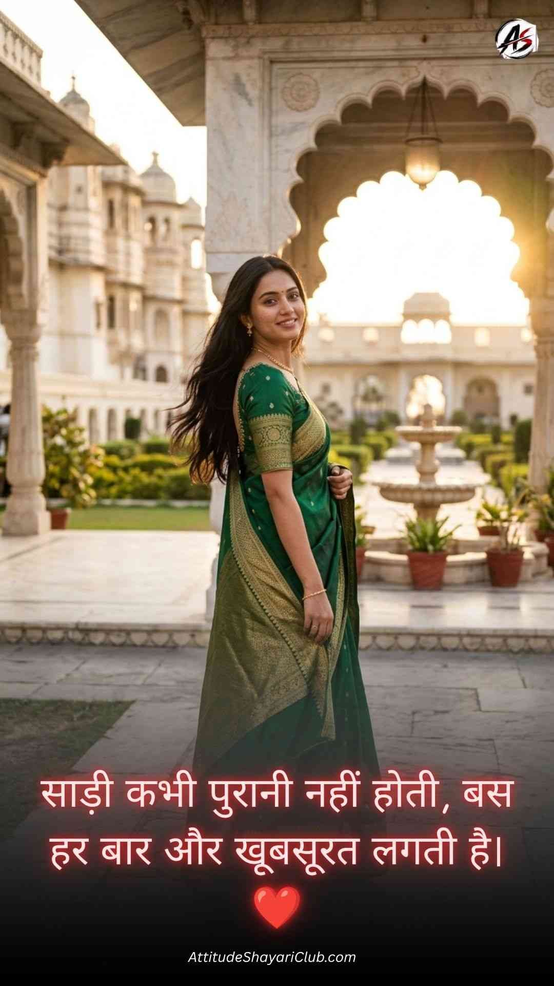 Saree Caption In Hindi For Instagram​_New